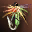 Green Colored Lure - Low Grade